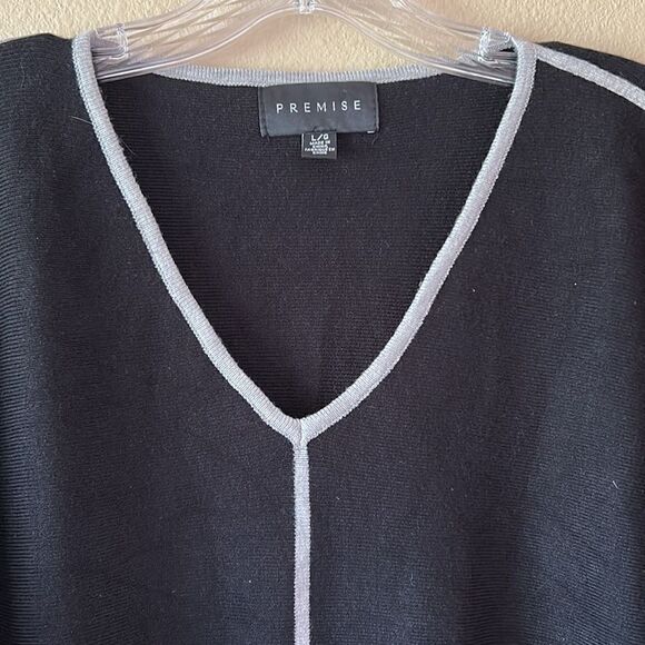 NEW Premise Black And Grey Sweater - Picture 2 of 4